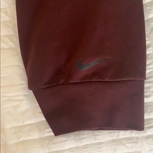 Never worn maroon Nike dry fit joggers